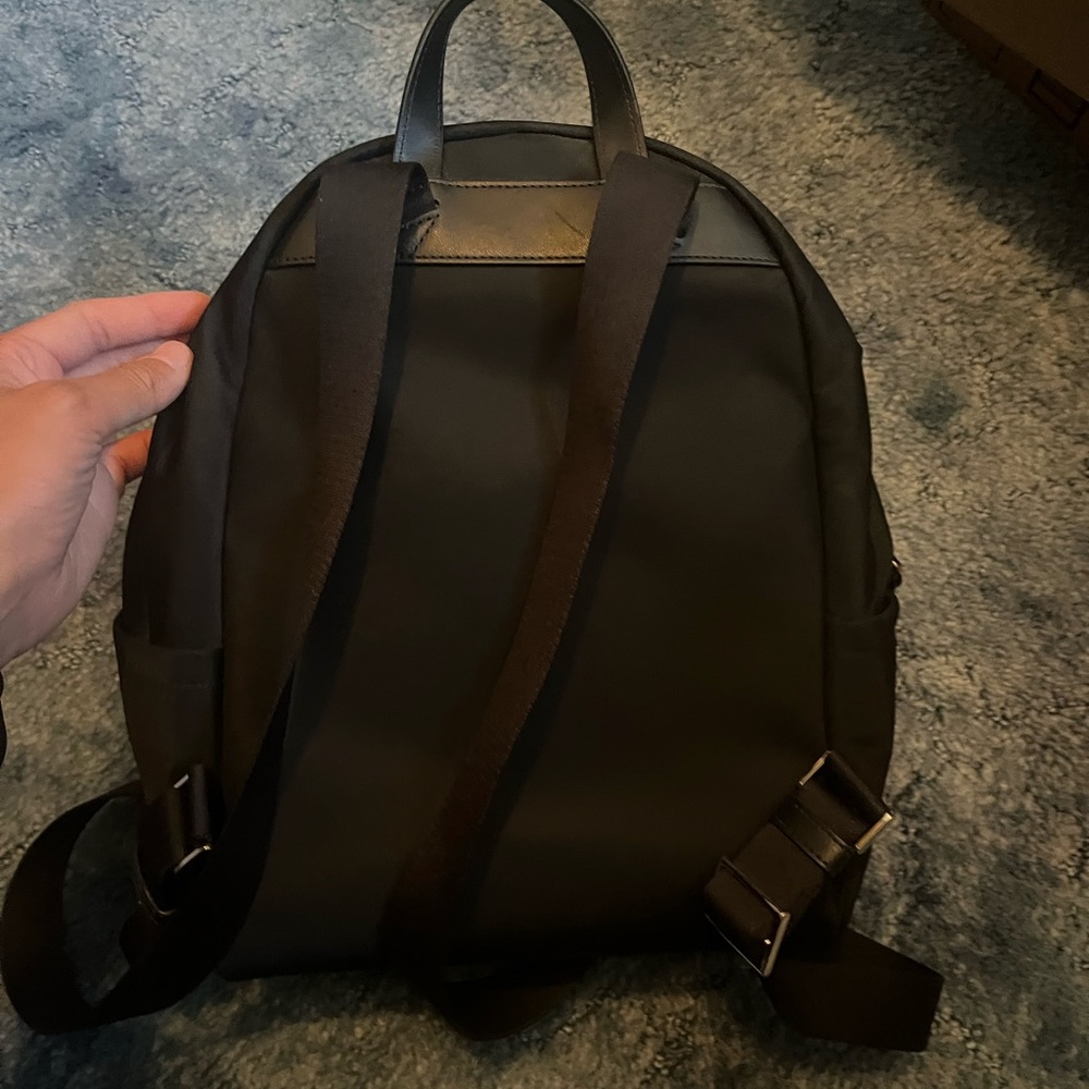 Kate Spade ♠️ Chelsea Black Nylon Backpack with Gold Hardware - Picture 5 of 5